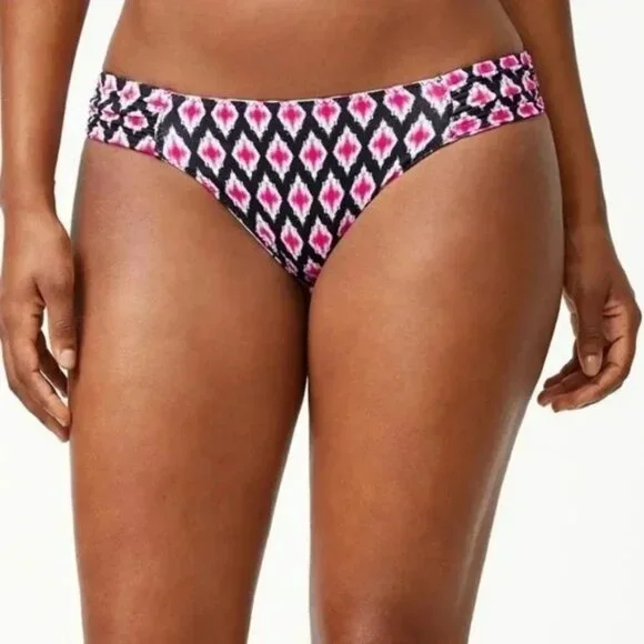 NWT Tommy Bahama Cerise Reversible Bikini Swim Bottom Medium UPF sun protect - Picture 2 of 10